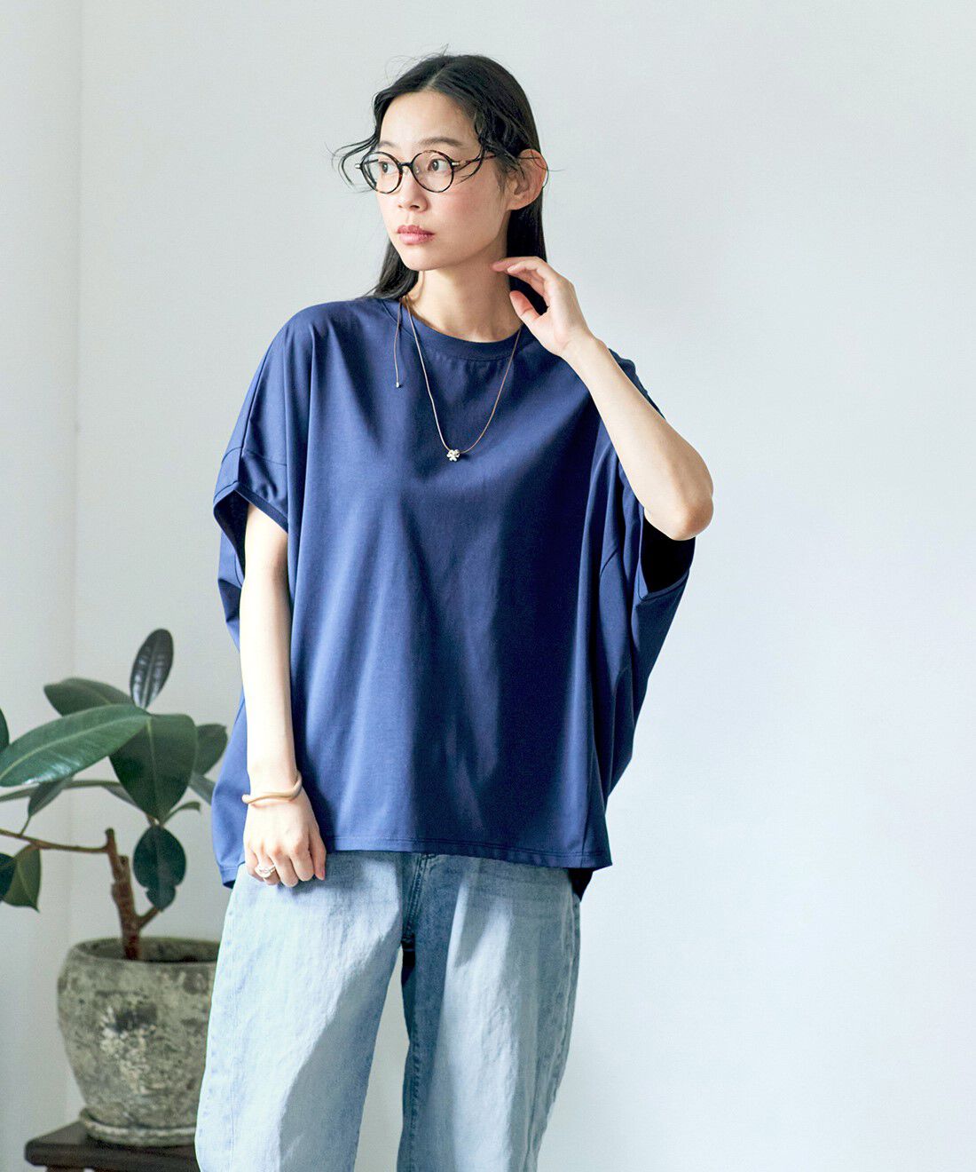 and myera|コクーンシルエットTシャツのコーディネート