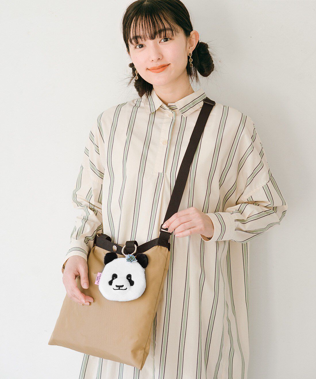 YOU+MORE!|パンダ部　上野パンダが大集合　十パン十色フェイスポーチ〈カンカン・ランラン・ホァンホァン・フェイフェイ〉の会|バッグに付けてどこへでも