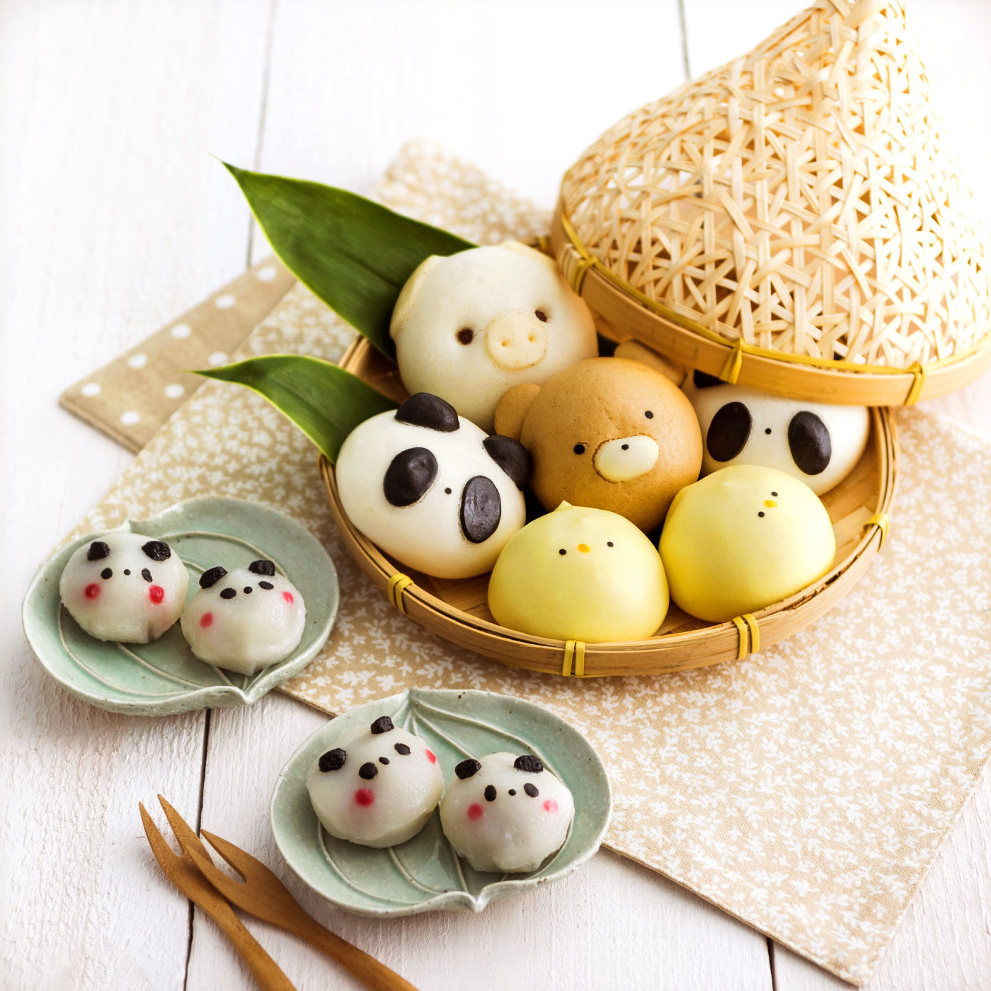 ごちSO! おとりよせマルシェ | 食べるのが切なくなっちゃう つぶらなアニマルまん