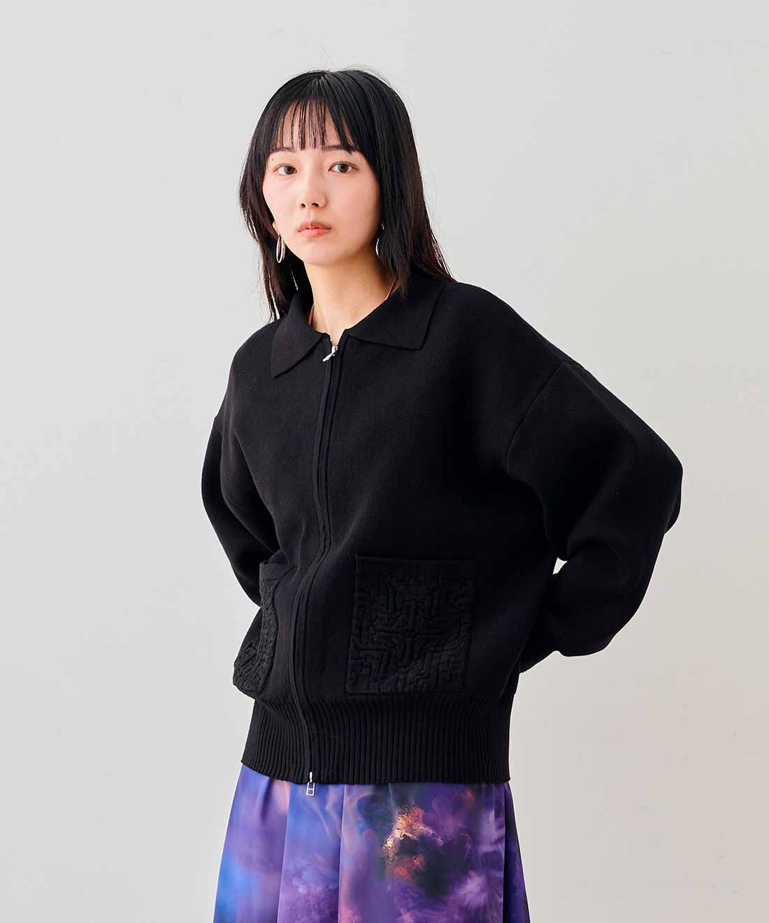 MEDE19F|MEDE19F　コットンブレンドニットジャケット