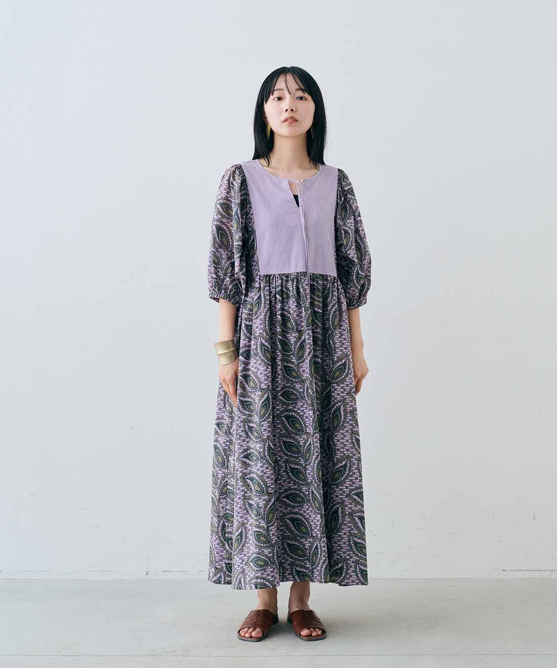 MEDE19F|ヴィンテージトライアングルイヤリングのコーディネート