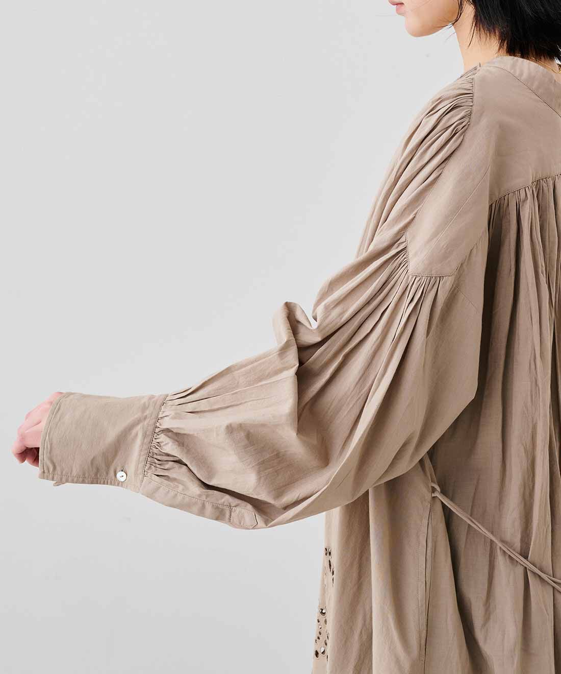 MEDE19F|MEDE19F　〈MADE IN INDIA COLLECTION〉エンブロイダリーコットンワンピース