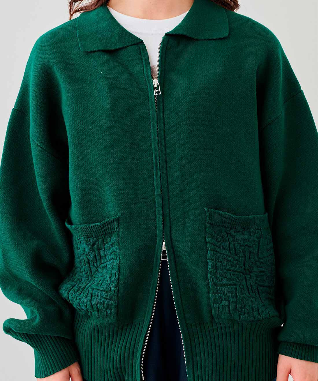 MEDE19F|MEDE19F　コットンブレンドニットジャケット