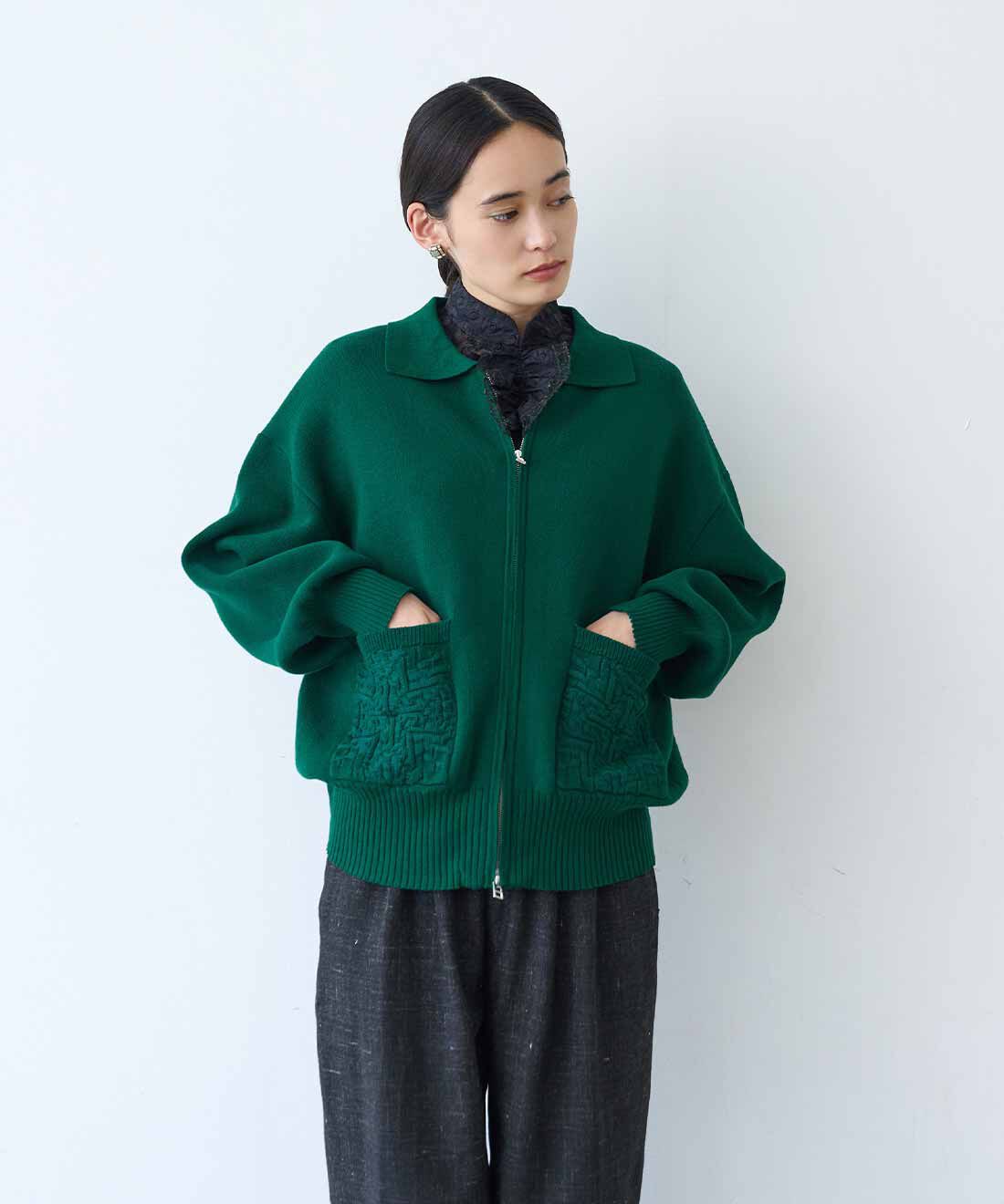 MEDE19F|MEDE19F　コットンブレンドニットジャケット