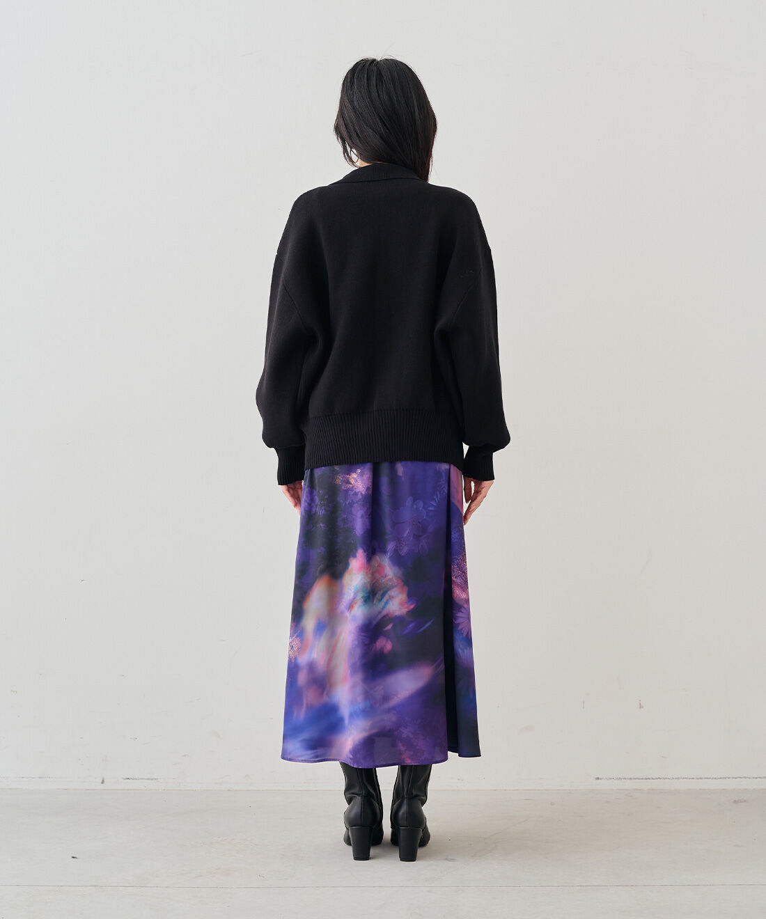 MEDE19F|MEDE19F　コットンブレンドニットジャケット|モデル身長：163cm　着用サイズ：M