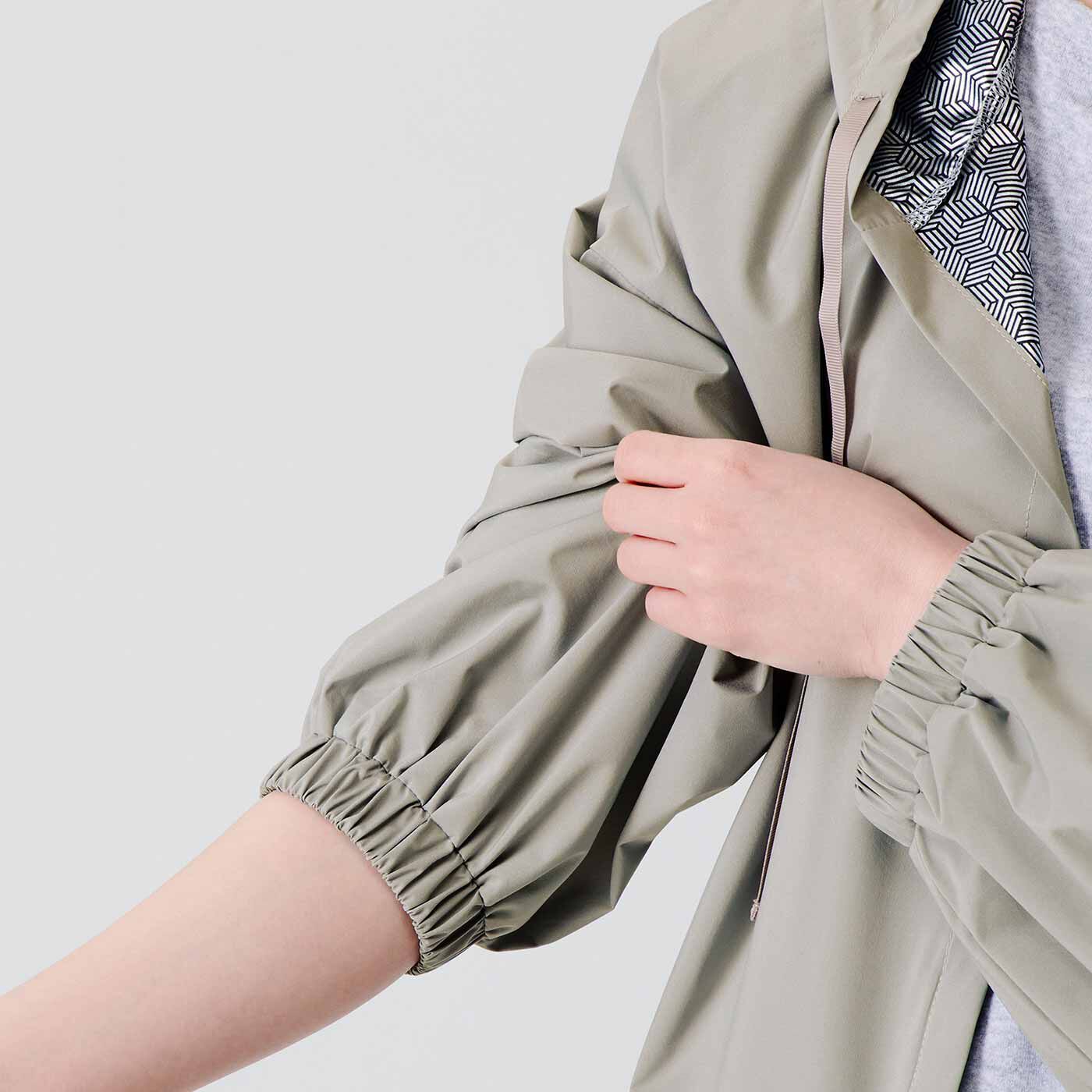 L'AMIPLUS|ラミプリュス 遮熱加工生地で仕立てた フード付きUV羽織りパーカーの会|プッシュアップできます。