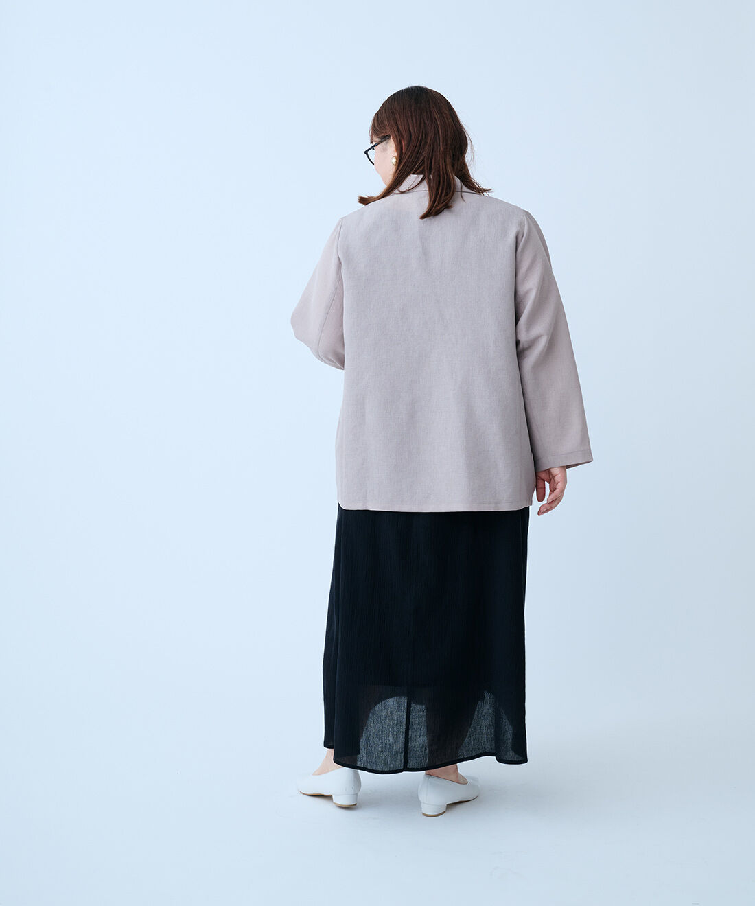 Live in  comfort|栞里ちゃん 楊柳 大人 ノースリーブ ワンピース ブラック 黒のコーディネート