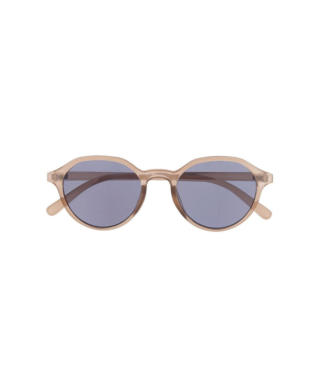 mensha!［メンシャ！］|【mensha! SELECT】UVカットサングラス　ボストン型〈ピンクベージュ〉
