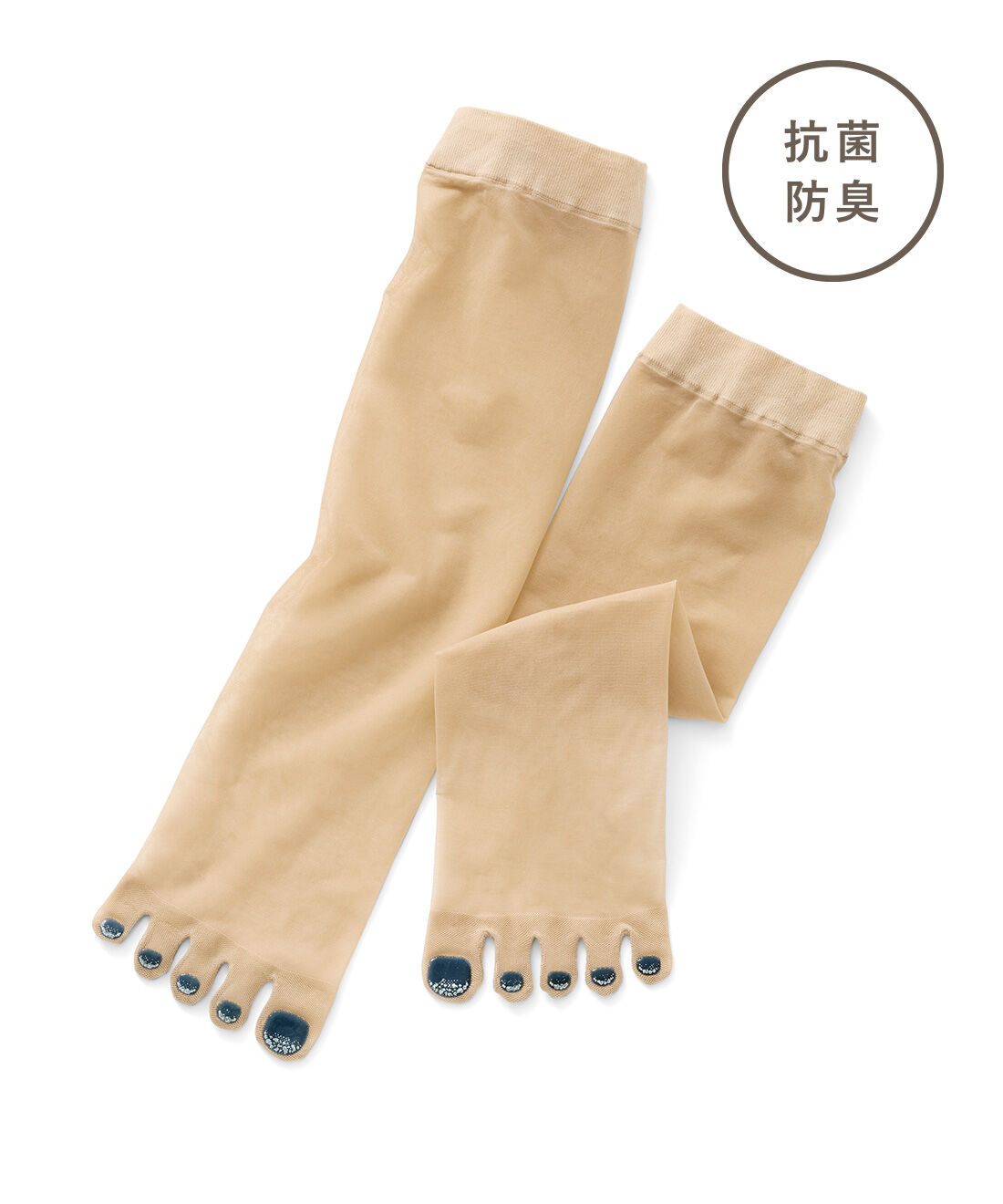 flufeel|ぷっくりネイルでリアル感を追求 素肌きれい見え 5本指ネイルソックス〈抗菌防臭〉の会