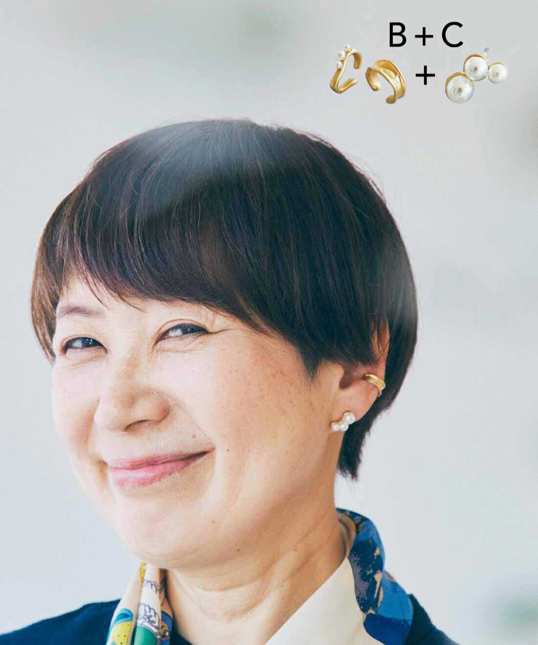 ミニツク|【ミニツク to 金子敦子さん】マットゴールドカラーの耳もとに寄りそう大人のイヤアクセの会［3回予約］|付属のレターでアクセサリーが映える金子さん流のコーデが学べます。