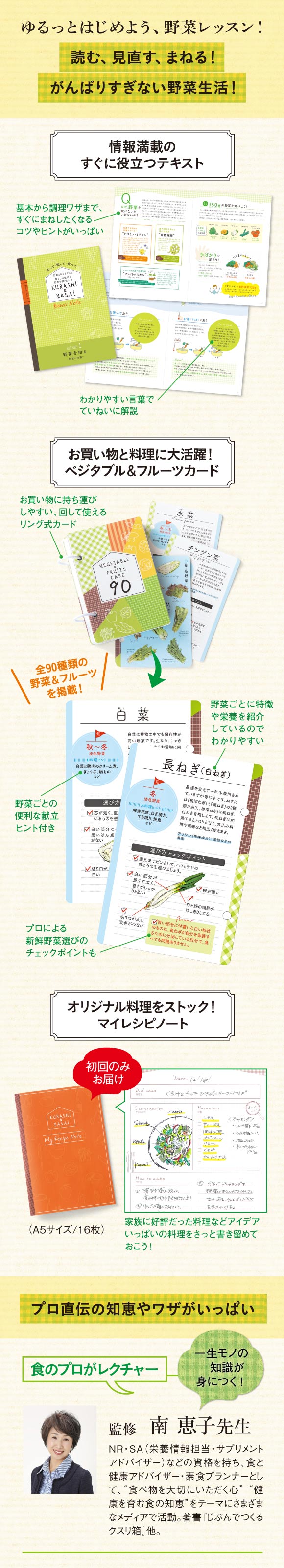 がんばりすぎない、野菜生活！