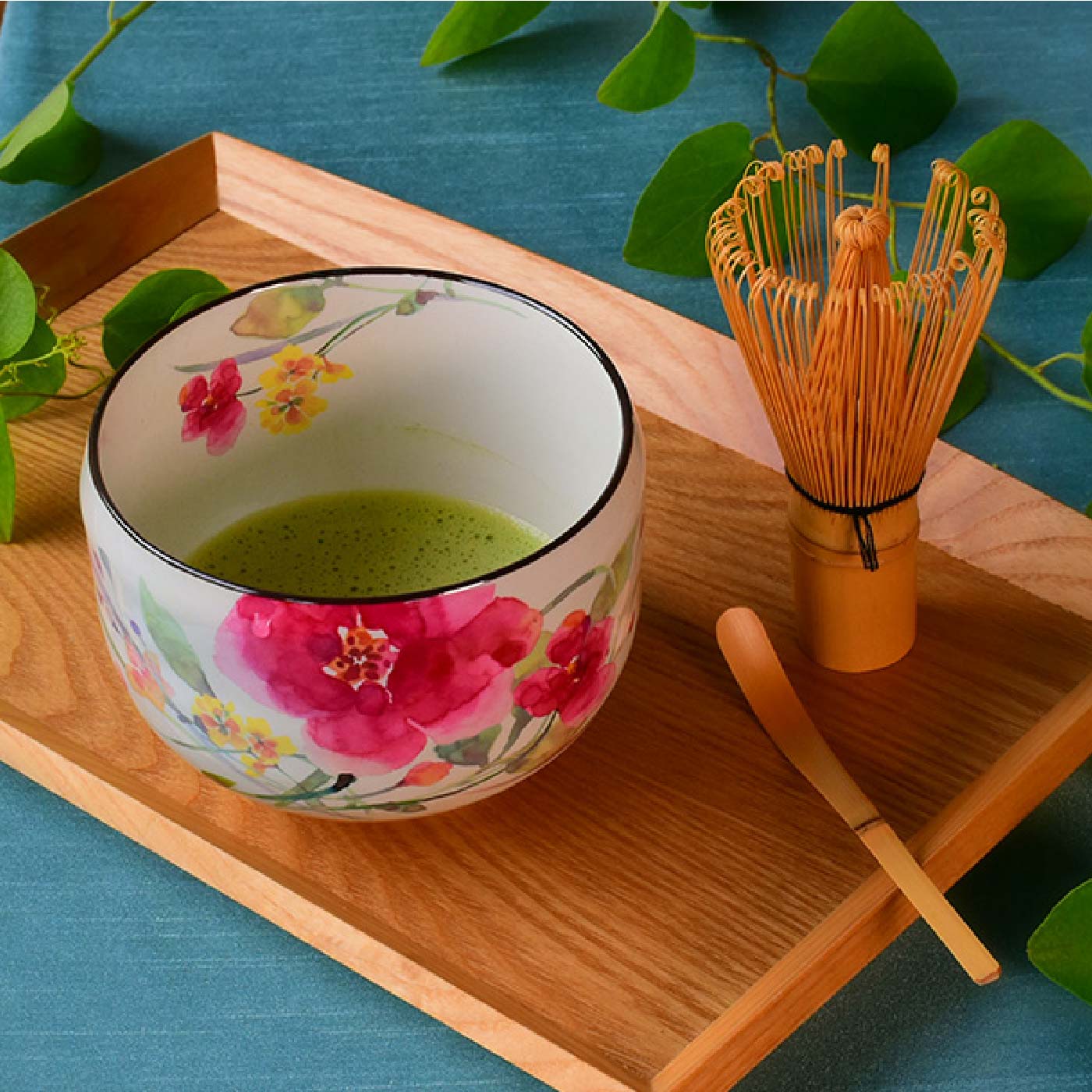 FELISSIMO PARTNERS|美濃焼 丸型抹茶碗・茶杓・茶筅 3点セット