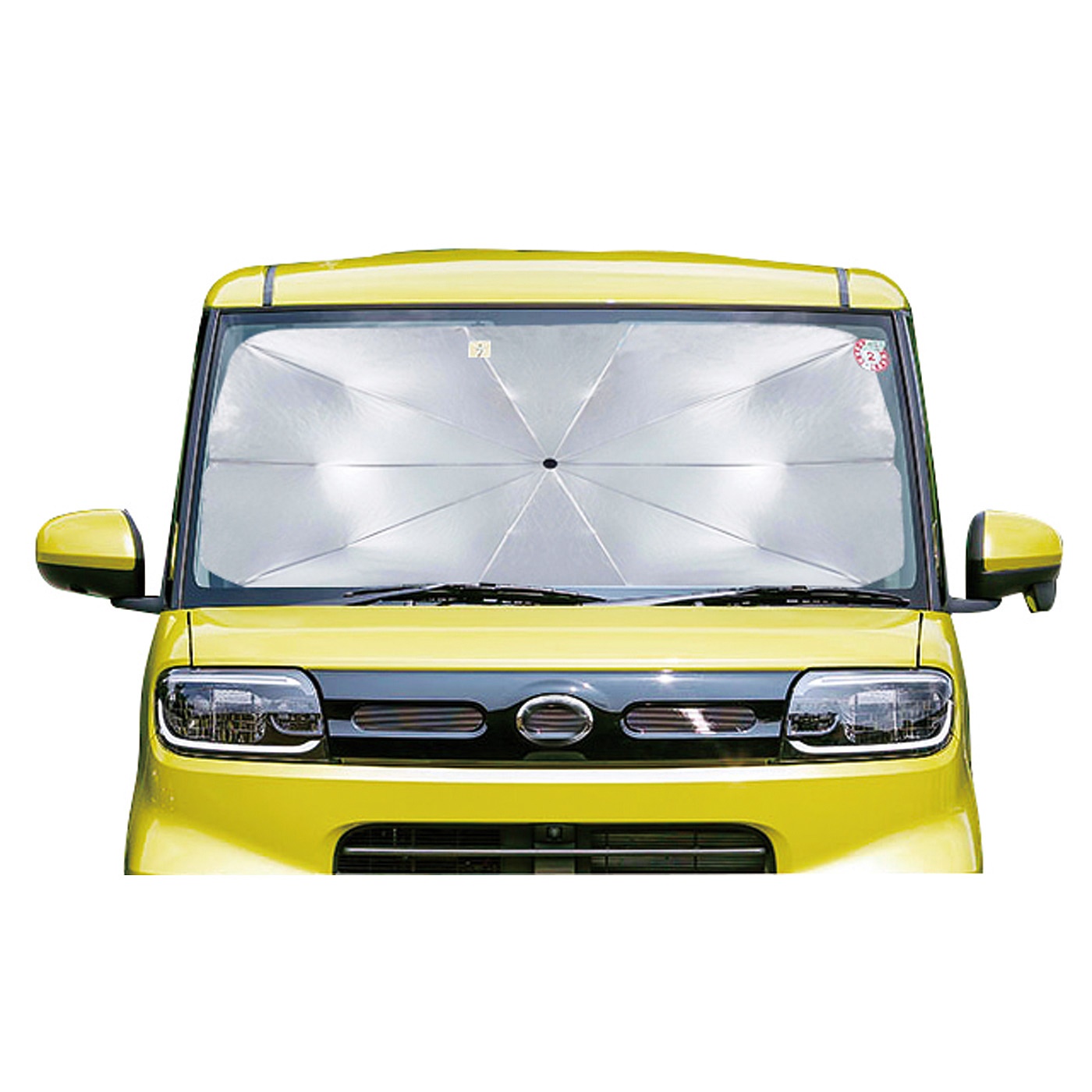 フェリシモの雑貨 Kraso|折りたたみ傘型の　車用 サンシェード小型自動車